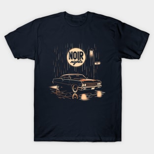 City Pulse: Echoes of Noir Nights T-Shirt